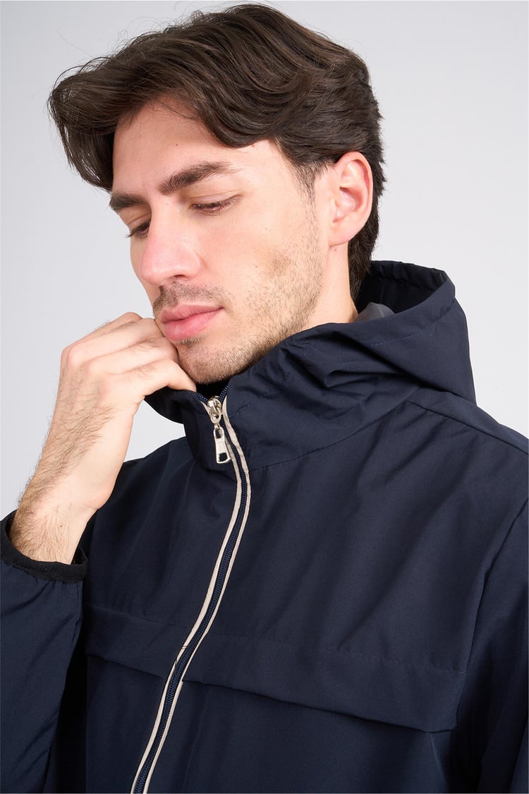 Mentality 7775 Erkek Kapüşonlu Vural Yağmurluk Lacivert