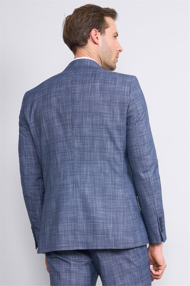 Mentality 9120 Erkek Mono Yaka Slim Fit Takım Elbise Lacivert