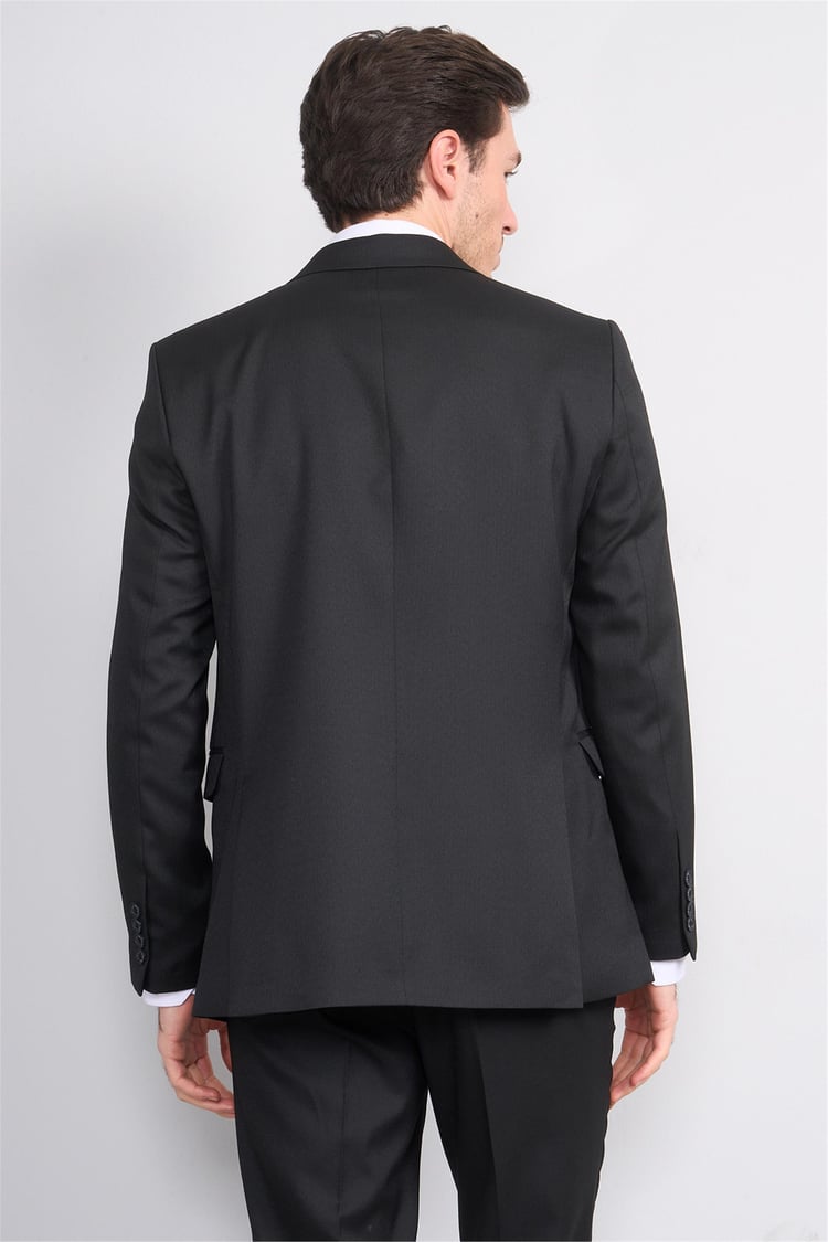 Mentality 9188 Erkek Mono Yaka Slim Fit Takım Elbise Siyah