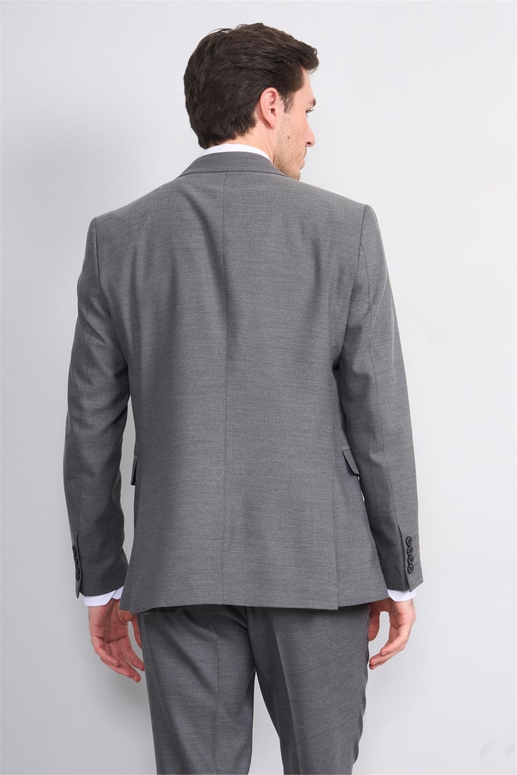 Mentality 9188 Erkek Mono Yaka Slim Fit Takım Elbise Gri