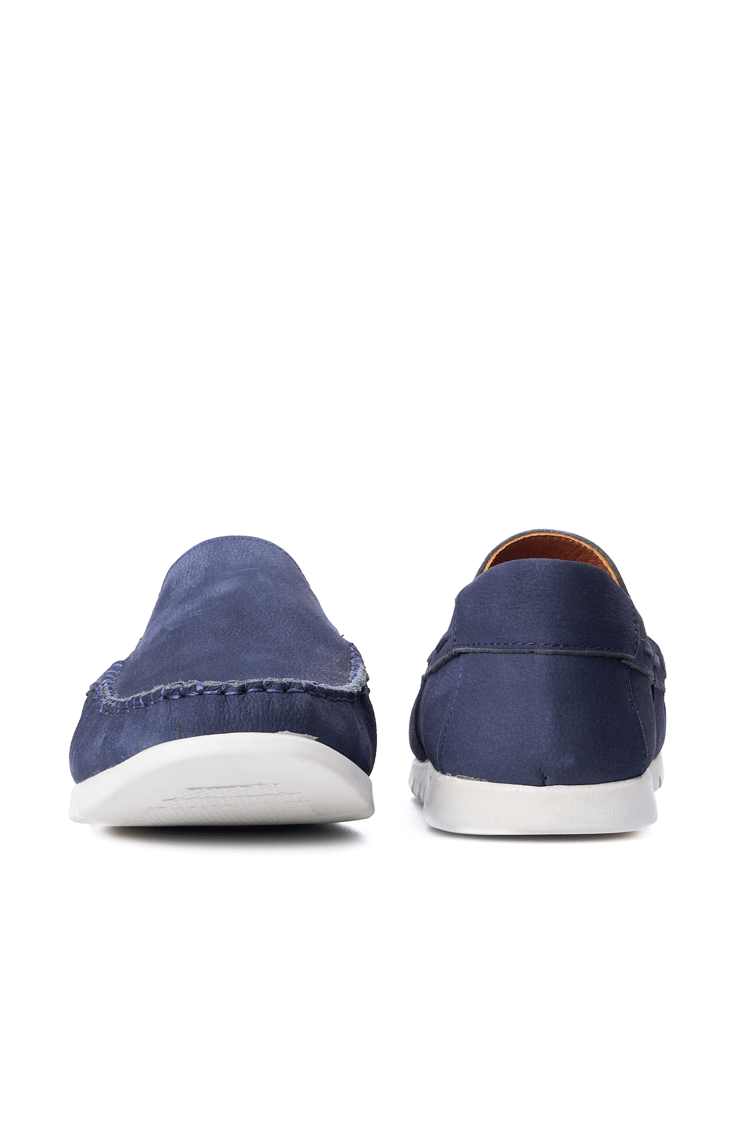 Meva 414 Lacivert Nubuk Erkek Deri Comfort Ayakkabı