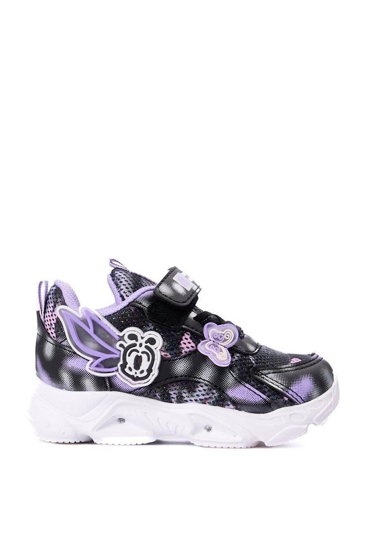 Mınıcan  Ls-B-34 Sıyah Kız Bebe Spor Ayakkabı