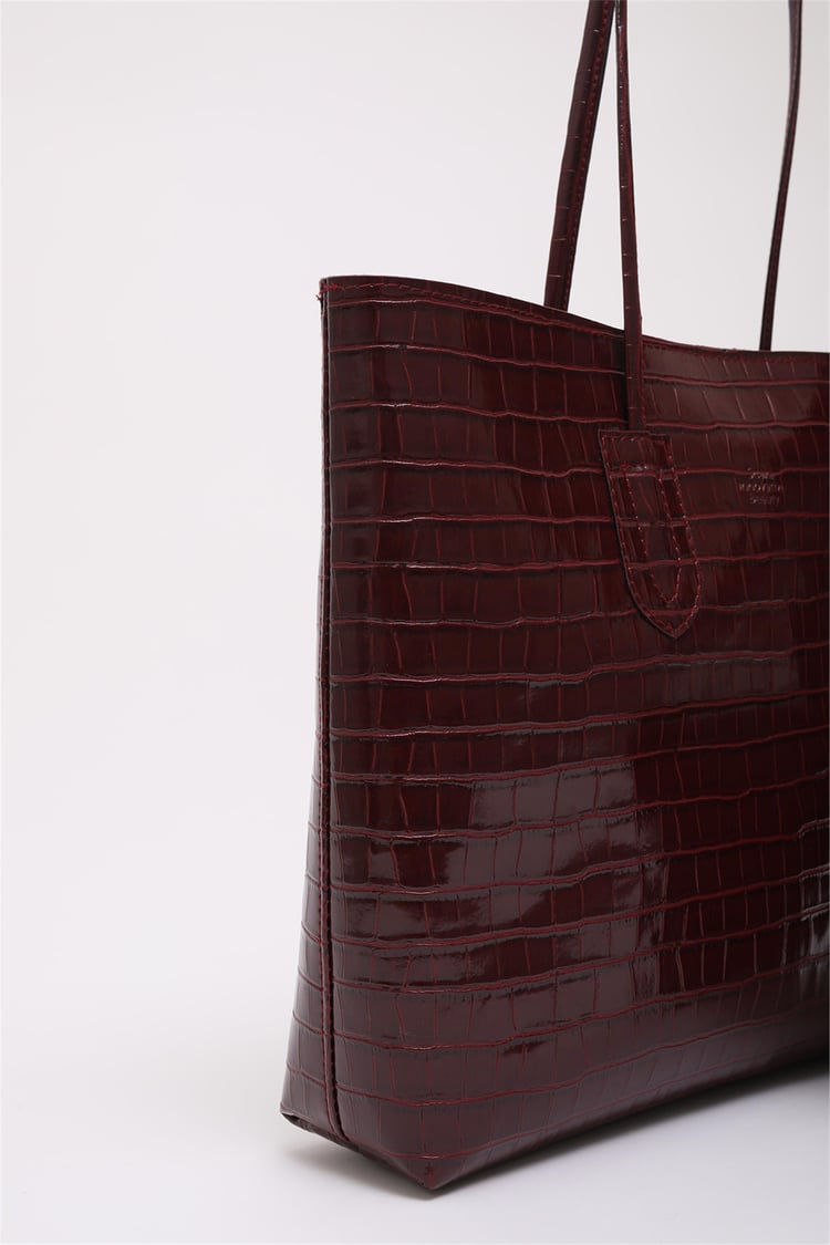 Mıyamıra Shk112 Bordo Kadın Omuz Cantası