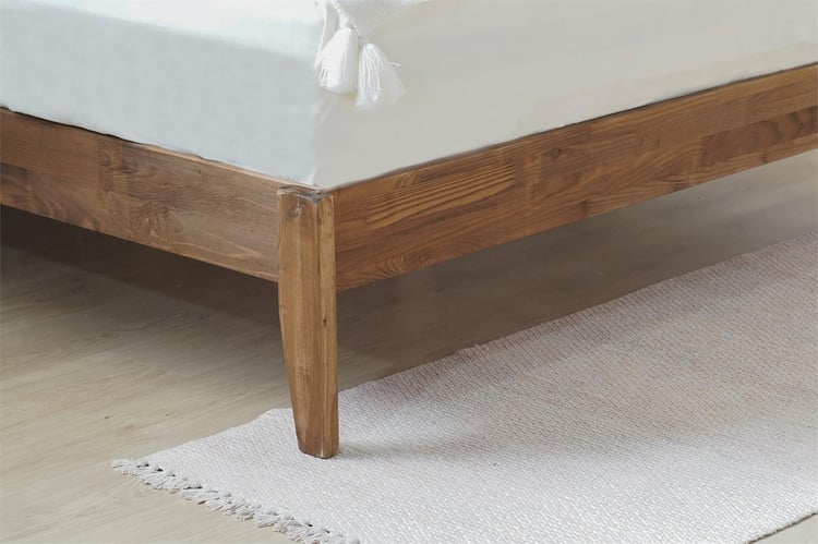 Msm Tokyo Doğal Ahşap Karyola Natural Ceviz 90X200 Cm