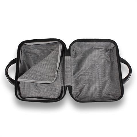 My Valice Diamond Abs Kabin Orta Büyük ve Makyaj Boy Siyah 4'lü Travel Valiz Seti