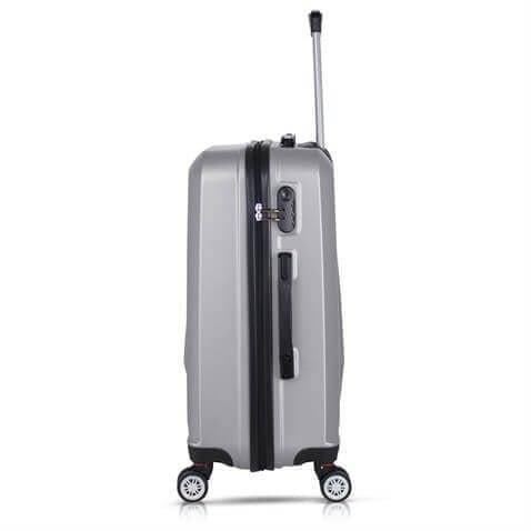 My Valice Diamond Abs Kabin Orta ve Büyük Boy Gri 3'lü Valiz Seti