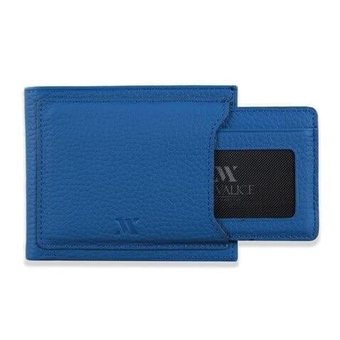 My Valice Erkek Hakiki Deri Cüzdan ve Kartlık 1815 Açık Mavi