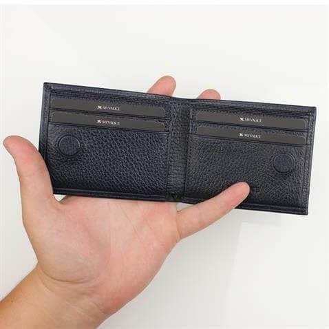 My Valice Erkek Hakiki Deri Cüzdan ve Kartlık 1822 Lacivert