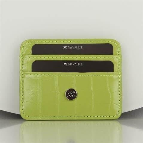 My Valice Kadın Deri Cüzdan ve Kartlık 1624 Fıstık Yeşili