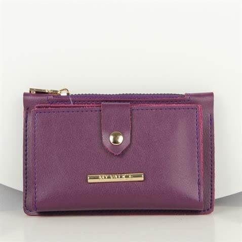 My Valice Kadın Deri Cüzdan ve Kartlık 1626 Mor