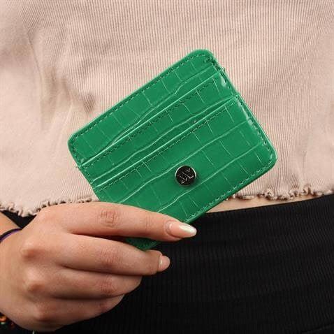 My Valice Kadın Deri Cüzdan ve Kartlık 1624 Yeşil