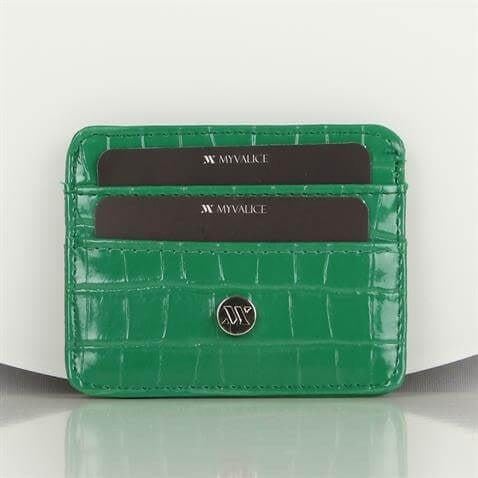 My Valice Kadın Deri Cüzdan ve Kartlık 1624 Yeşil