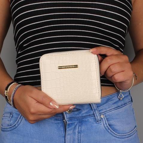 My Valice Kadın Deri Cüzdan ve Kartlık 1623 Bej