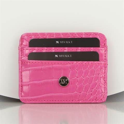 My Valice Kadın Deri Cüzdan ve Kartlık 1624 Pembe