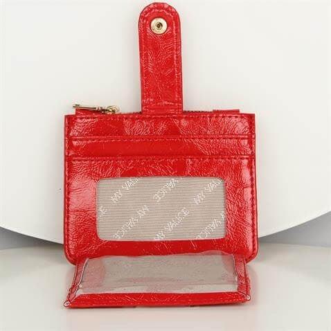 My Valice Kadın Deri Cüzdan ve Kartlık 1619 Kırmızı