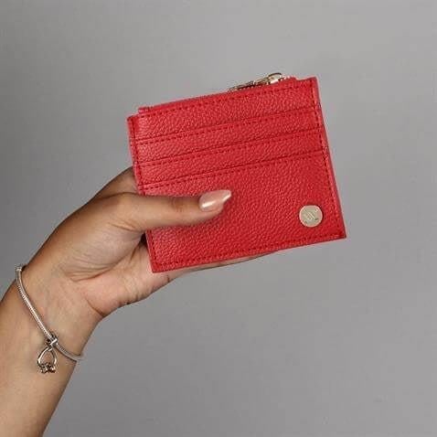 My Valice Kadın Deri Cüzdan ve Kartlık 1628 Kırmızı