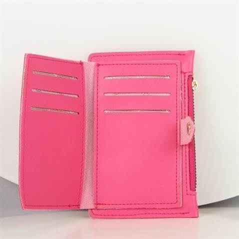 My Valice Kadın Deri Cüzdan ve Kartlık 1626 Pembe