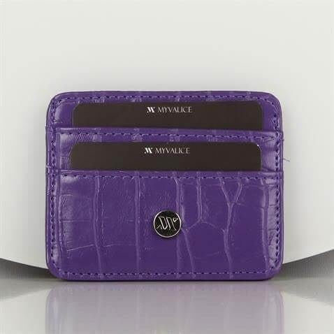 My Valice Kadın Deri Cüzdan ve Kartlık 1624 Mor