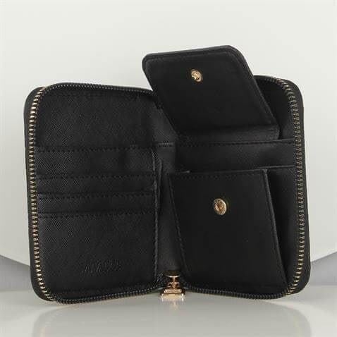 My Valice Kadın Deri Cüzdan ve Kartlık 1623 Siyah