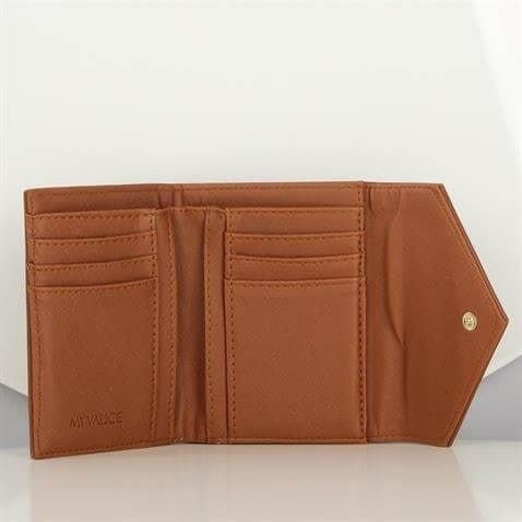 My Valice Kadın Deri Cüzdan ve Kartlık 1621 Taba