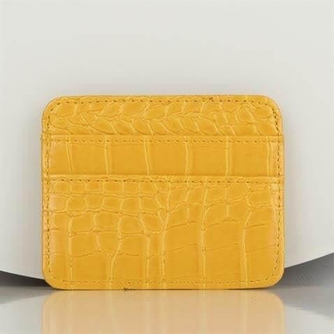 My Valice Kadın Deri Cüzdan ve Kartlık 1624 Sarı