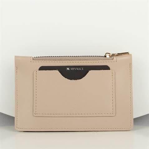 My Valice Kadın Deri Cüzdan ve Kartlık 1626 Bej