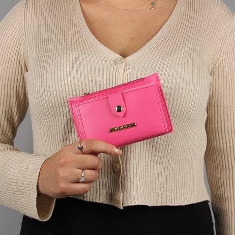 My Valice Kadın Deri Cüzdan ve Kartlık 1626 Pembe