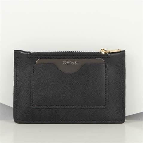My Valice Kadın Deri Cüzdan ve Kartlık 1626 Siyah
