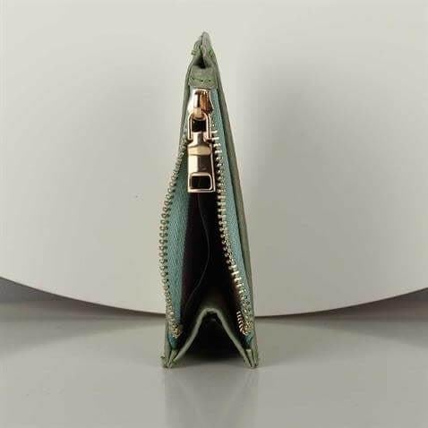 My Valice Kadın Deri Cüzdan ve Kartlık 1628 Mint Yeşili