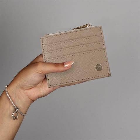 My Valice Kadın Deri Cüzdan ve Kartlık 1628 Bej