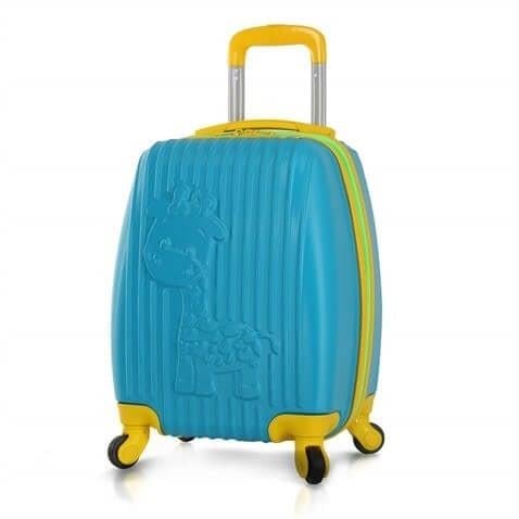 My Valice Kids Abs Çocuk Valizi Zürafa Mavi