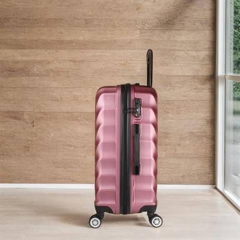 My Valice Lotus Abs Kabin Orta ve Büyük Boy Rose 3'lü Valiz Seti