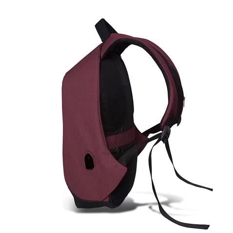 My Valice Smart Bag Secret Usb Şarj Girişli Akıllı Sırt Çantası Bordo