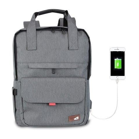 My Valice Smart Bag Usb Şarj Girişli Akıllı Sırt Çantası 1205 Gri