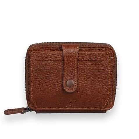 My Valice Unisex Hakiki Deri Cüzdan ve Kartlık 1816 Taba