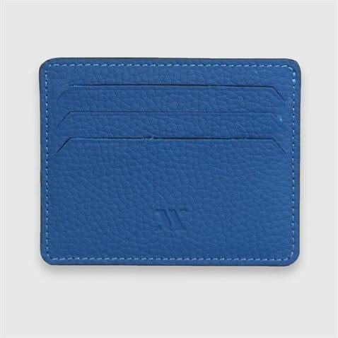 My Valice Unisex Hakiki Deri Cüzdan ve Kartlık 1817 Saks Mavi