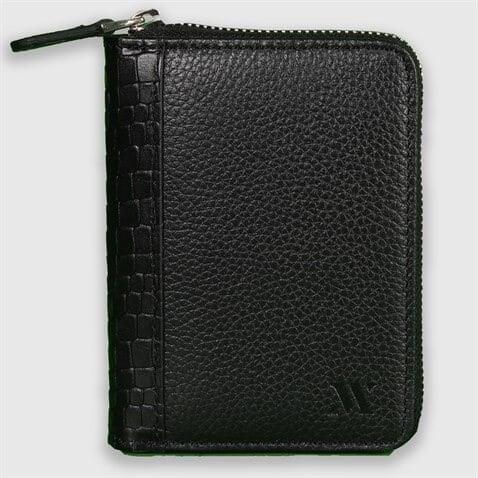 My Valice Unısex Hakiki Deri Cüzdan ve Kartlık 1810 Siyah