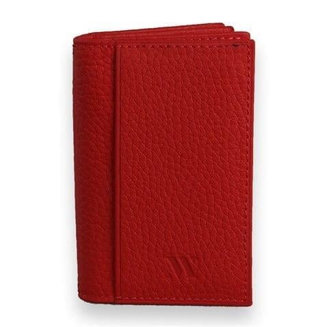 My Valice Unisex Hakiki Deri Cüzdan ve Kartlık 1818 Kırmızı
