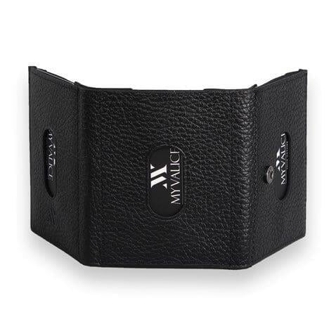 My Valice Unisex Hakiki Deri Cüzdan ve Kartlık 1819 Siyah