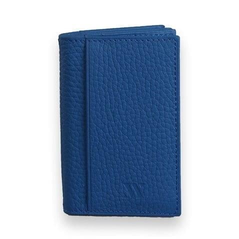 My Valice Unisex Hakiki Deri Cüzdan ve Kartlık 1818 Saks Mavi