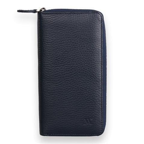 My Valice Unisex Telefon Bölmeli Hakiki  Deri Cüzdan ve Kartlık 1821 Lacivert