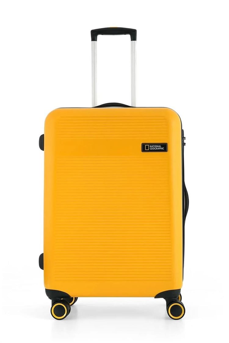 National Geographic N-2004 65 Cm Orta Boy Sert Valiz Sarı