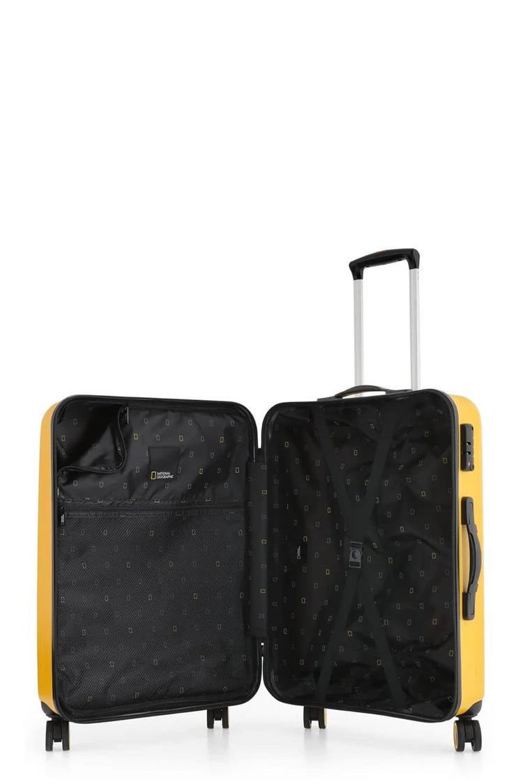 National Geographic N-2004 65 Cm Orta Boy Sert Valiz Sarı