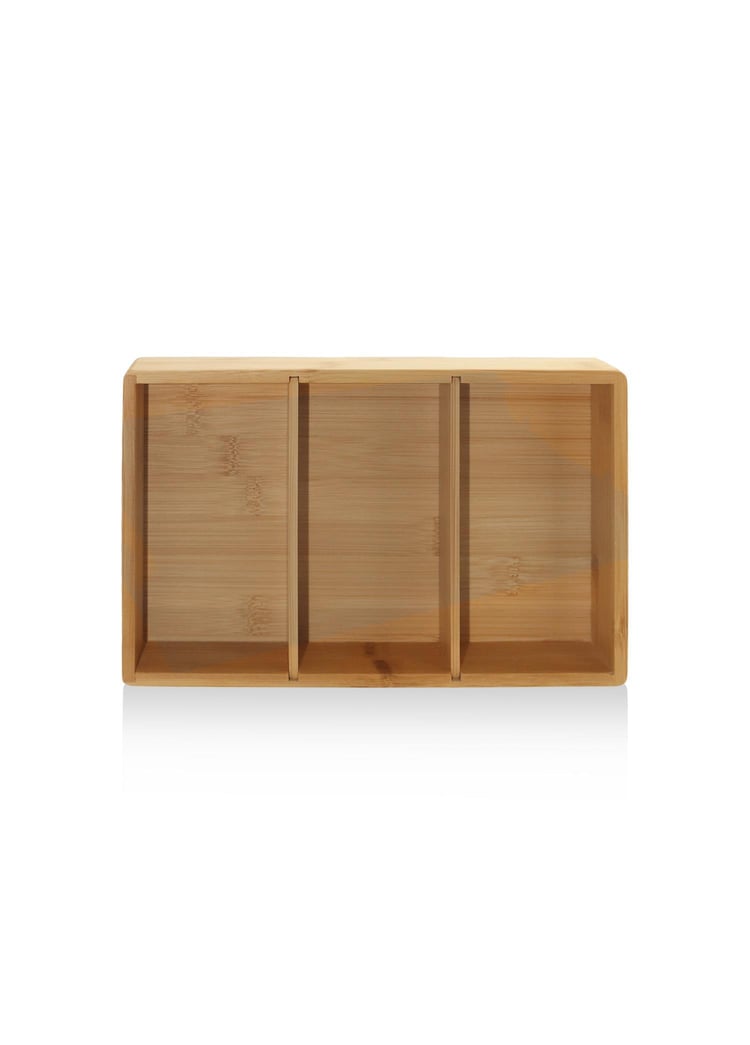Natura Bambu Organizer Kutu 25x16x4 cm