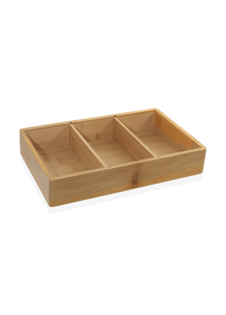 Natura Bambu Organizer Kutu 25x16x4 cm