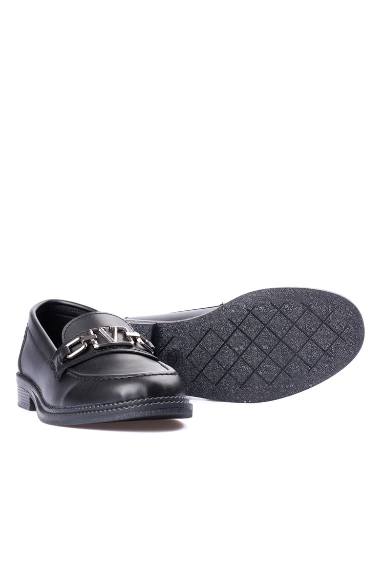 Nene 2141 Siyah Kadın Loafer Ayakkabı