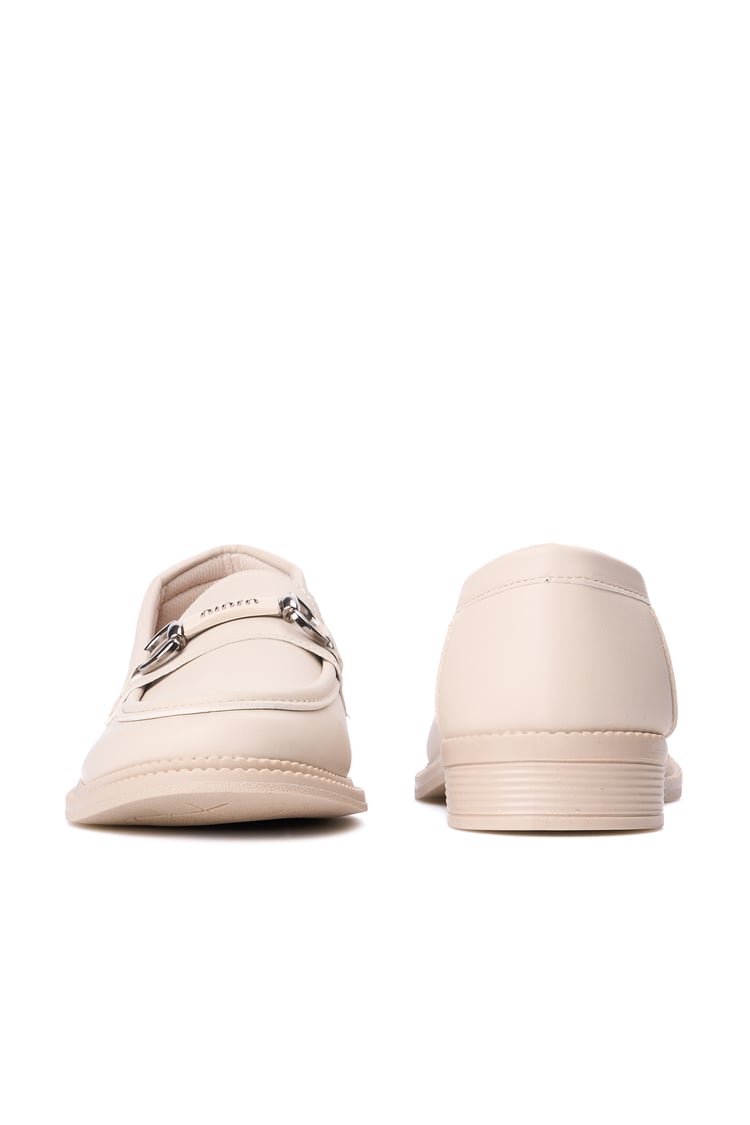 Nene 2162 Bej Kadın Loafer Ayakkabı