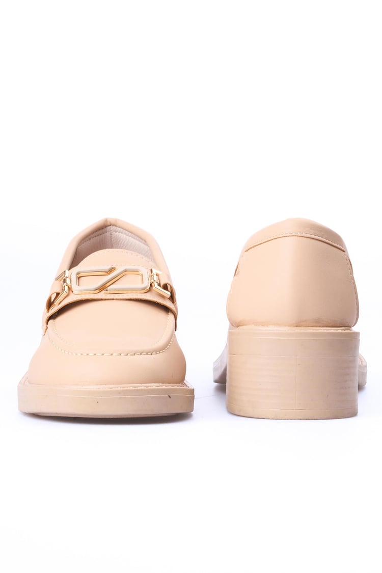 Nene 2344 Bej Kadın Loafer Ayakkabı