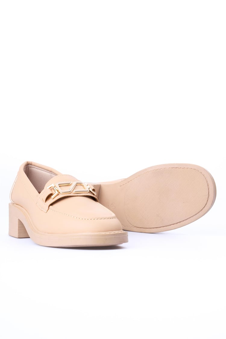 Nene 2344 Bej Kadın Loafer Ayakkabı