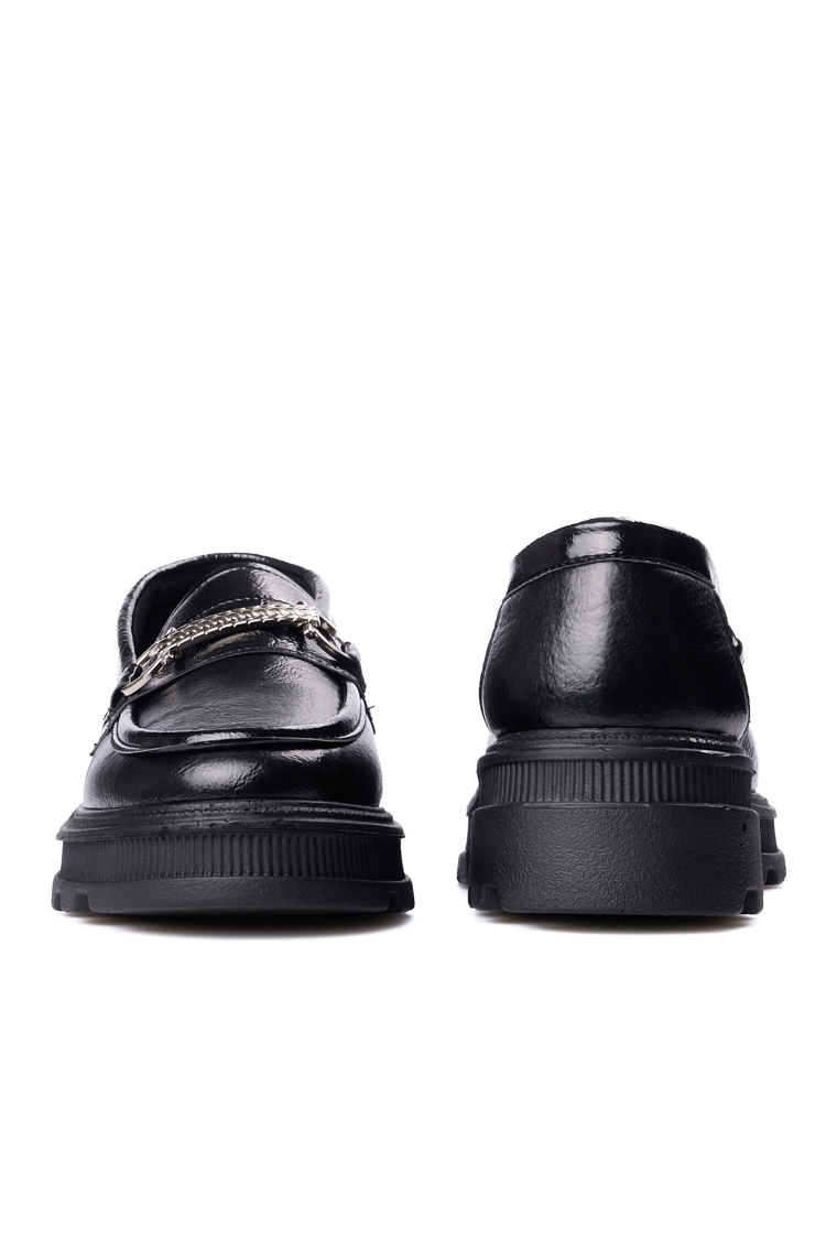 Nene 2465 Siyah Rgn Kadın Loafer Ayakkabı